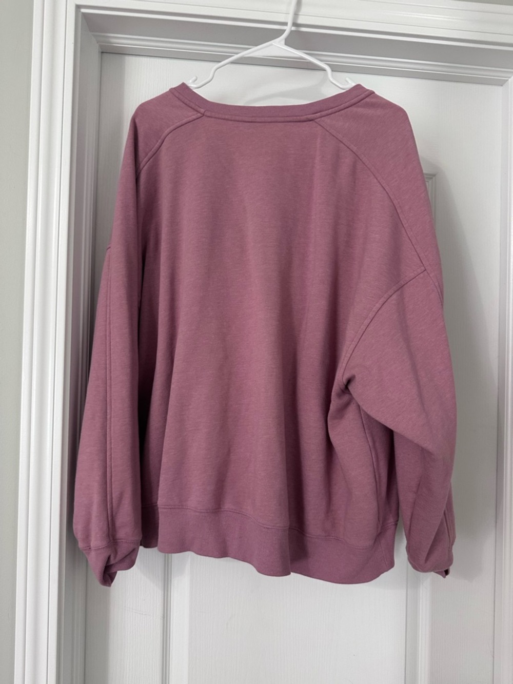 Old Navy Lace-Up Pullover Sweatshirt - Dusty Rose - Picture 2 of 3